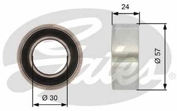 GATES Galet tendeur pour PEUGEOT J5 FIAT PANDA T41121 - Pièces Auto Mister Auto