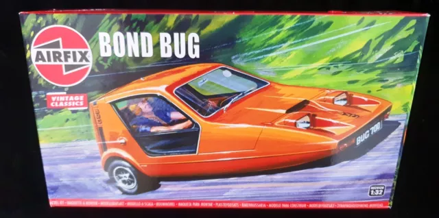 Airfix Reliant Bond Bug 3 Rad Modellsatz Neuwertig Unstartet Versiegelte Box