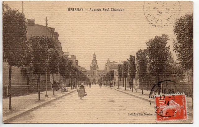 EPERNAY - Marne - CPA 51 - the streets - Paul Chandon 4 Avenue