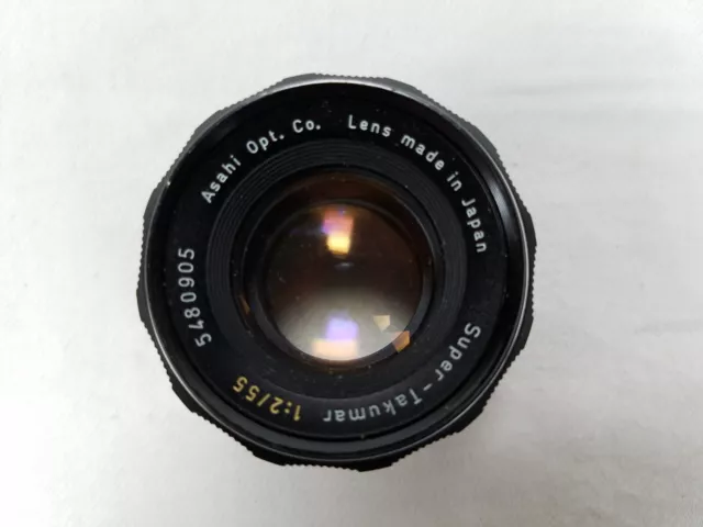 Pentax Asahi Opt. Co. Super-Takumar 1:2/55 Lens Japan