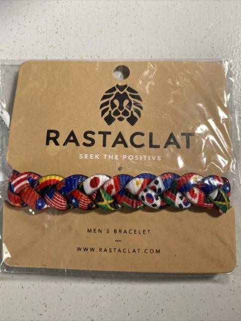 United Rastaclat Bracelet Unisex Style World Flags Shoe Lace Seek The Positive