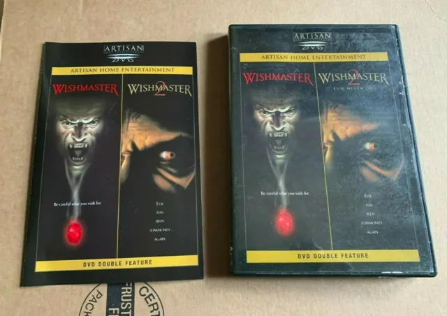 Wishmaster/Wishmaster 2 (DVD ) * UPC Code Scratched *