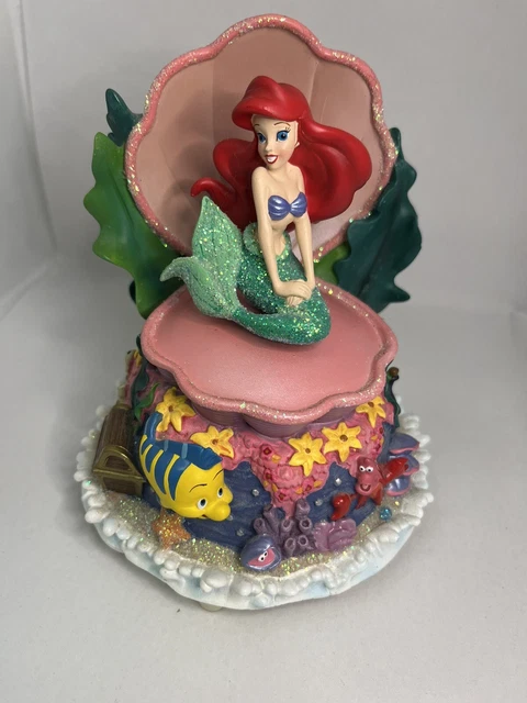 DISNEY ARIEL LITTLE Mermaid "Under The Sea" Music Wind Up Figurine