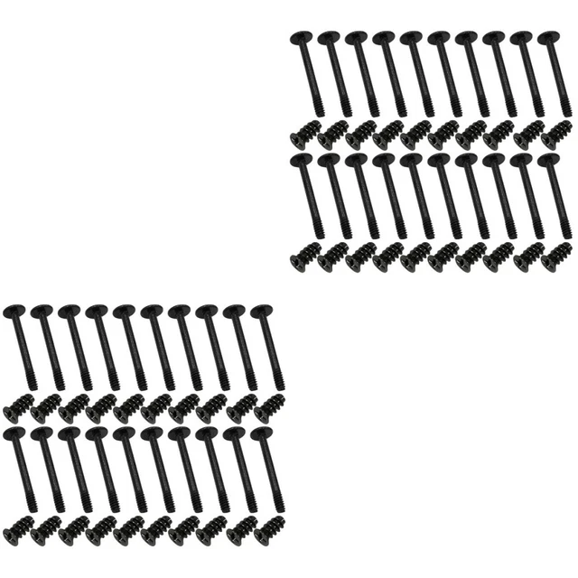 2 Sets Practical Replacement Computer Case Fan Screw Cooling Fan Mount Screws