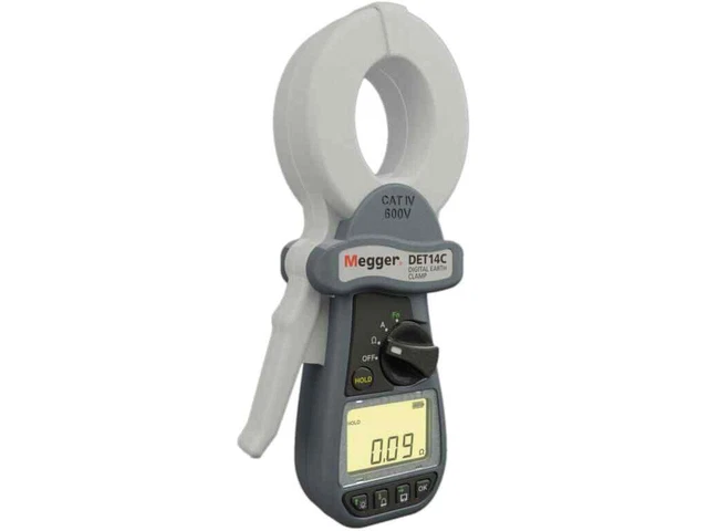 Megger DET14C - Digital Clamp-On Ground Resistance Meter with Data Storage