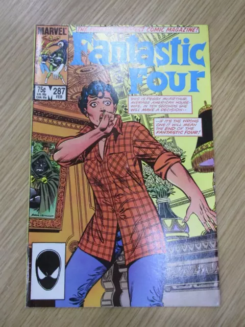 Marvel Fantastic Four #287 February 1986 Very Good Condition
