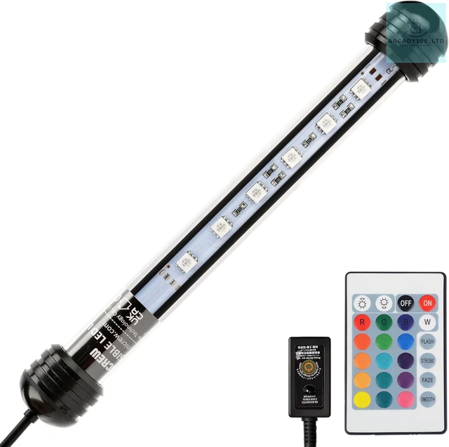 NICREW Submersible Aquarium Light, Underwater RGB Multicolor LED Lights for Fish