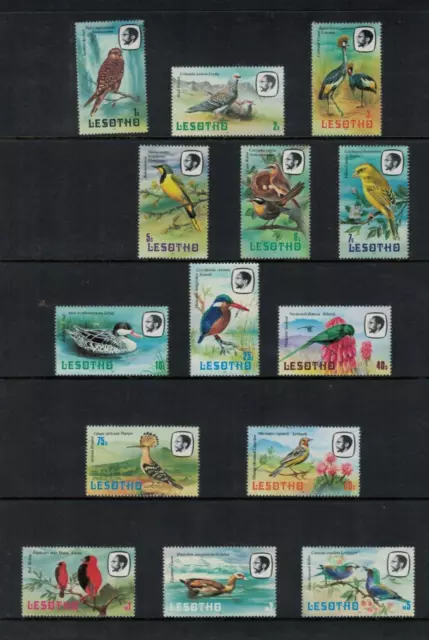 1981  LESOTHO Bird Definitives SG 437/50 MUH