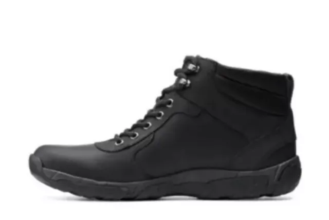 CLARKS GROVE HI Ii Men’s Black Leather Hiker Ankle Boots UK 10 G EUR 44 ...