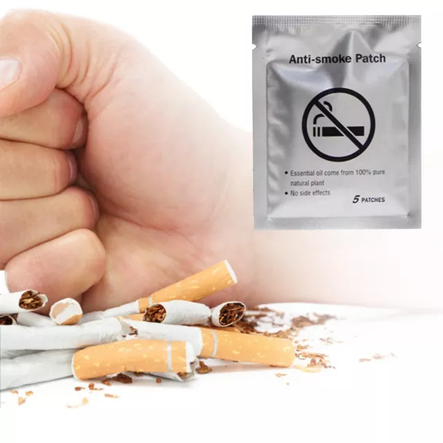 5 piezas Parche para dejar de fumar Eficaz Limpieza Para Dejar de Fumar Parche Ayuda Penetrar libremente