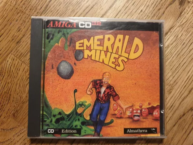 Emerald Mines Amiga CD 32 Spiel mit Anleitung Commodore