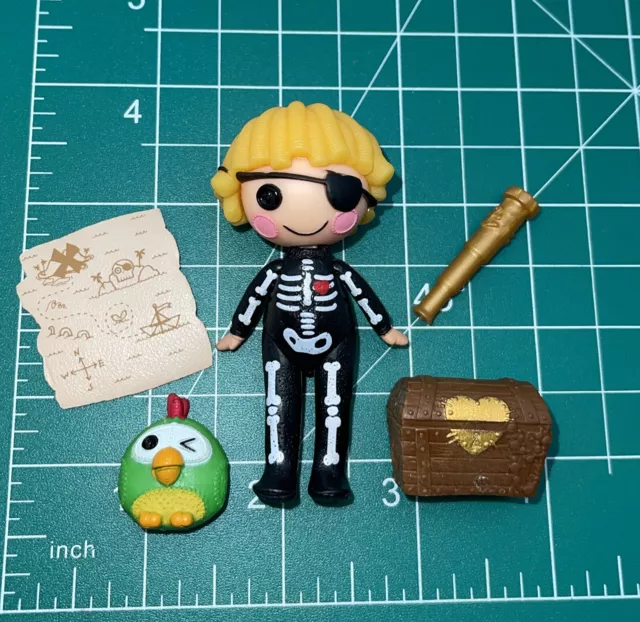 Lalaloopsy  Mini Doll Patch’s Treasure Hunt  & Accessories  Lot #5492