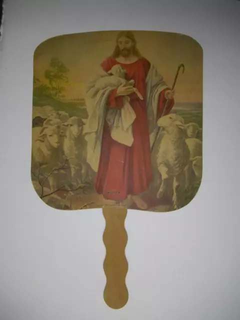 Smith Electric Camp Point and Golden Ill advertising hand fan religious      Z48
