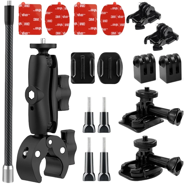 KIT DE FIXATION de Guidon de Moto de vélo pour Insta 360 Accessoires