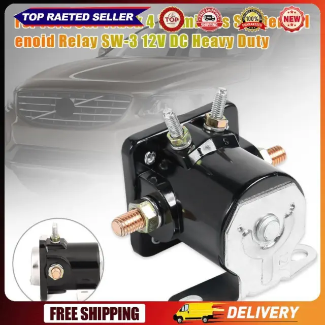 SW-3 Heavy Duty Car Truck Starter Solenoid Relay 4 Terminal for Ford 12V DC