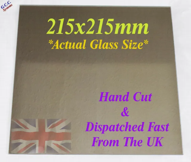 215 x 215mm Mirror Glass Plate For Heated 3D Printer Bed Creality ANet Prusa
