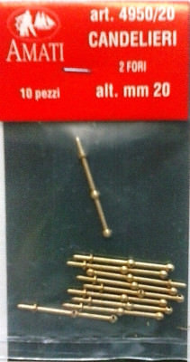 4868 Amati AMATI MOLLE IN ACCIAIO /42 42X4 MM BUSTINA DA 10 PEZZI ART 