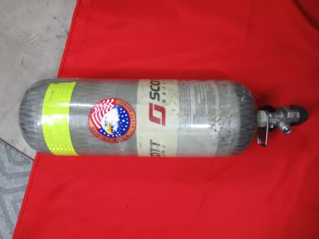 Mfg 011/2013 SCOTT  2216 PSI 30 MINUTE CARBON FIBER SCBA CYLINDER TANK BOTTLE