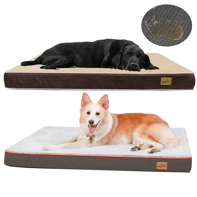 Premium Orthopedic Memory Foam Dog Bed Waterproof Pet Crate Jumbo Soft Mattress