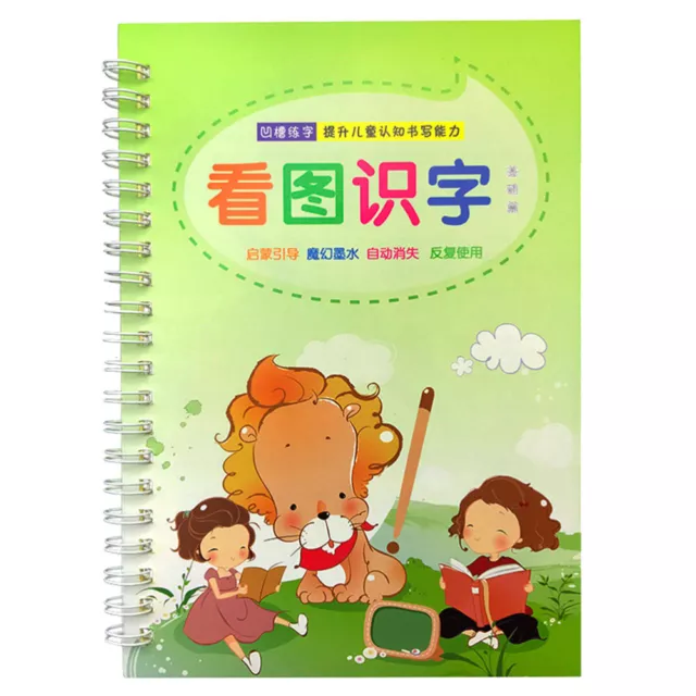 Übungsbuch Kalligrafie Groove-Heft Schreibhilfe Für Kinder Übungsheft 3