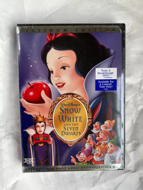 Snow White and the Seven Dwarfs (DVD, 2001, 2-Disc Set, Special Edition), NEW