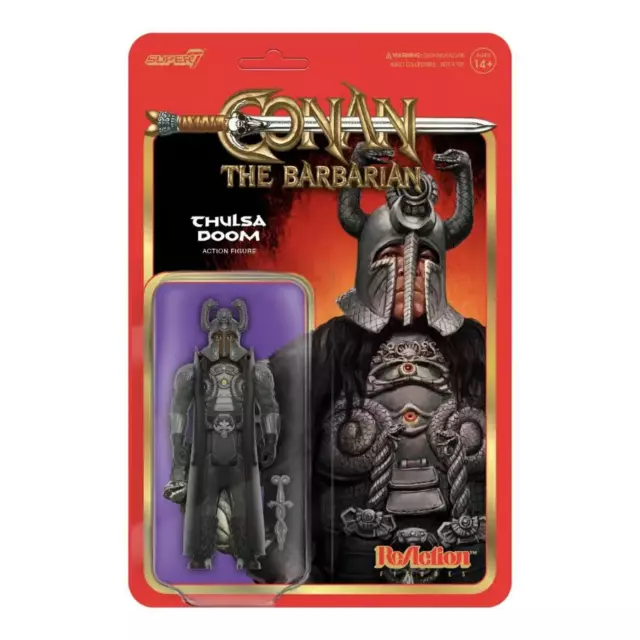 Conan The Barbarian W1  Thulsa Doom   Figure  3.75" Super7 ReAction Figure