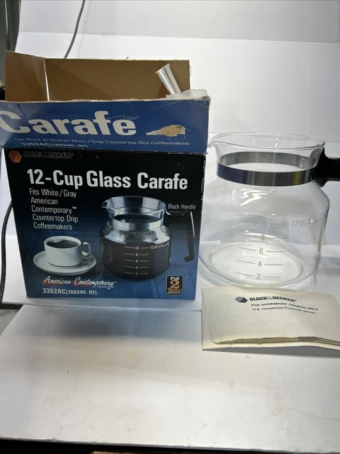 BLACK AND DECKER 12 Cup Stainless Steel Replacement Thermal Carafe  (TC1200B) $14.95 - PicClick