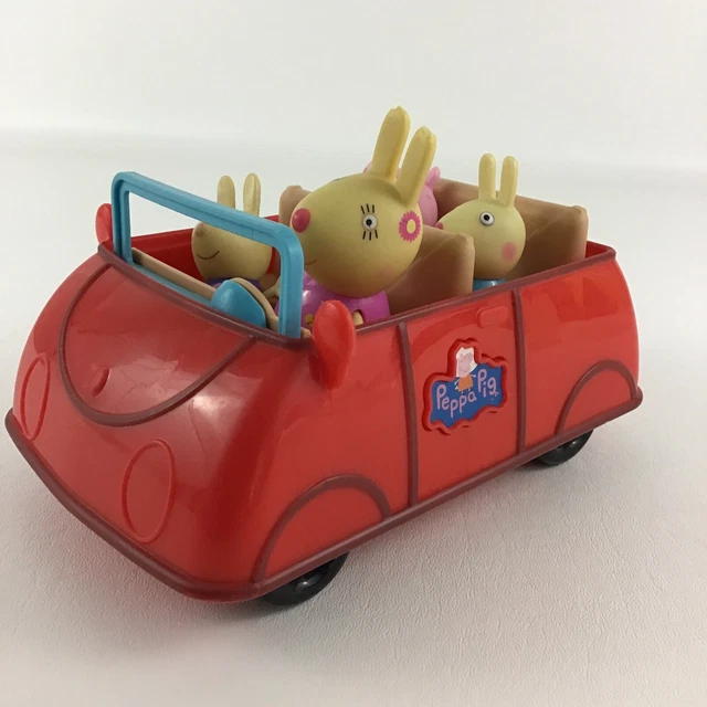 PEPPA PIG BIG Red Family Road Trip Car Sound Effects Figures Vintage 2003 Toy 24.60 PicClick
