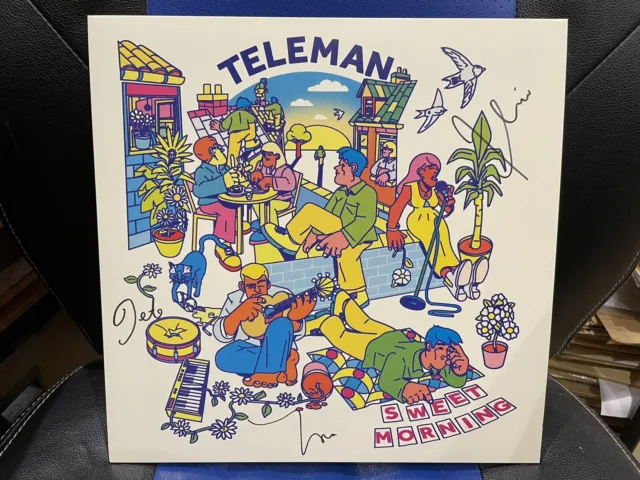Brand New Limited Edition Hand Signed Teleman Sweet Morning Blue Vinyl
