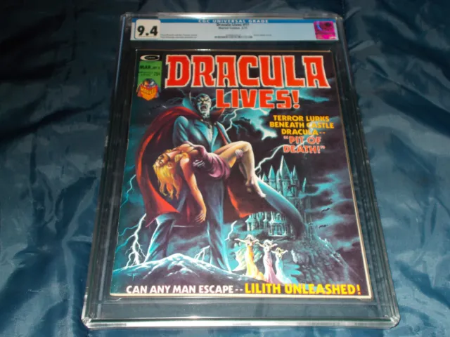 Dracula Lives! #11 CGC 9.4 NM (Marvel - 03/75) 21 pg Lilith solo! 7th in Census!