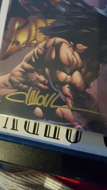 Silver Surfer Witchblade Devils Reign 1/2 Wizard Marvel Top Cow SIGNED 3