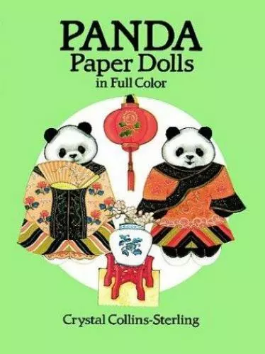 Panda Paper Dolls in Full Color by Collins-Sterling, Crystal