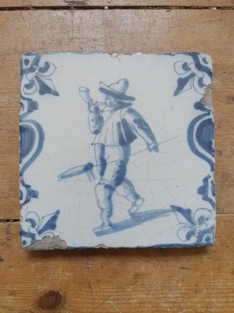 18th Century Delft tile 18th Century Delft tile