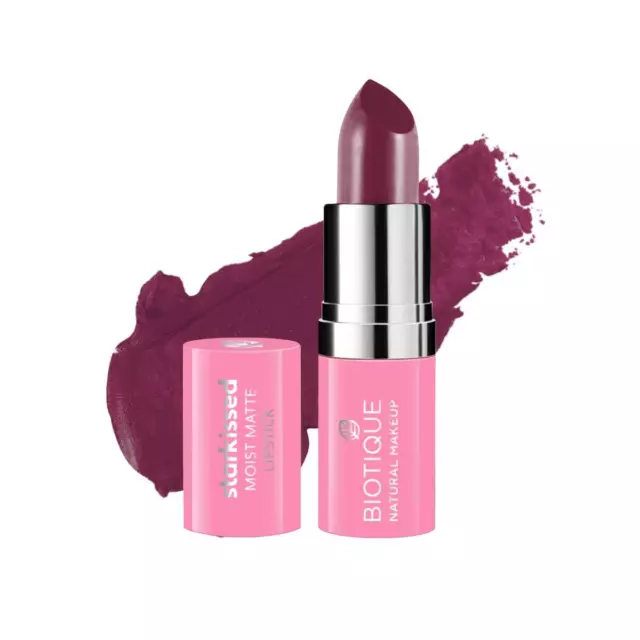 Biotique Naturel Maquillage Starkissed Humide Mate Lèvres, Raisin Vigne 4g