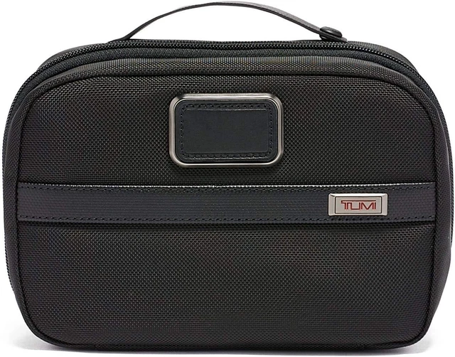 TUMI - Alpha 3 Split Travel Kit - Luggage Accessories Toiletry Bag Black 1