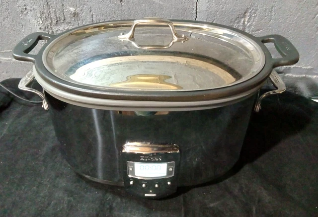 ALL-CLAD 6.5 Quart Slow Cooker Stainless Steel Model Series SC01