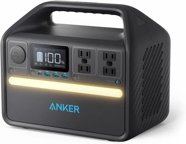 Anker 535 Portable Power Station, PowerHouse 512Wh  (Solar Panel Optional) A1751