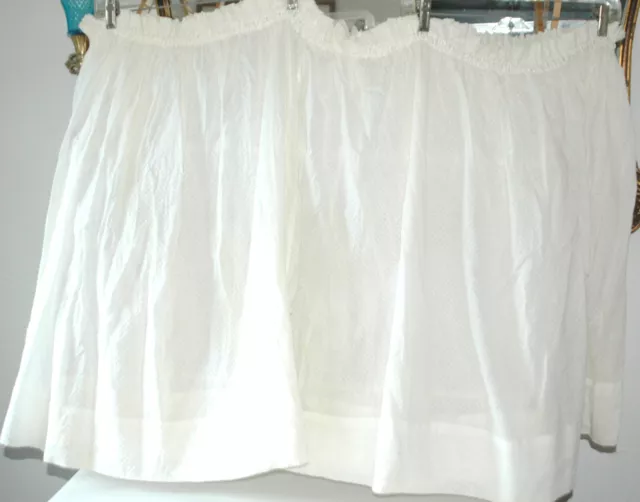 Vintage 50's/60's Dotted Swiss Bassinet Skirt With Easy Fit Elastic Top Vintage 50's/60's Dotted Swiss Bassinet Skirt With Easy Fit Elastic Top
