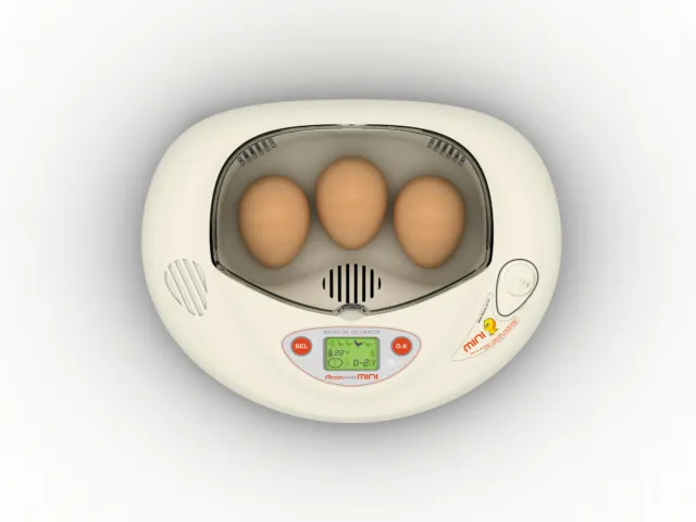 Rcom Pro mini px03 egg incubator + 2 large egg tray Auto. programmed NEW US 110v