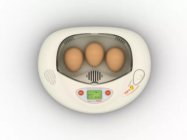Rcom Pro mini px03 egg incubator + 2 large egg tray Auto. programmed NEW US 110v
