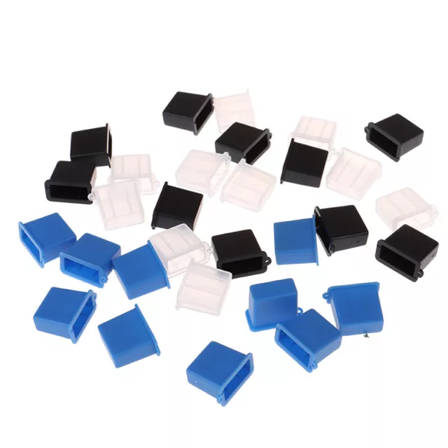 10Pcs USB Type A Mâle Anti-Poussière Bouchon Capuchon Protecteur