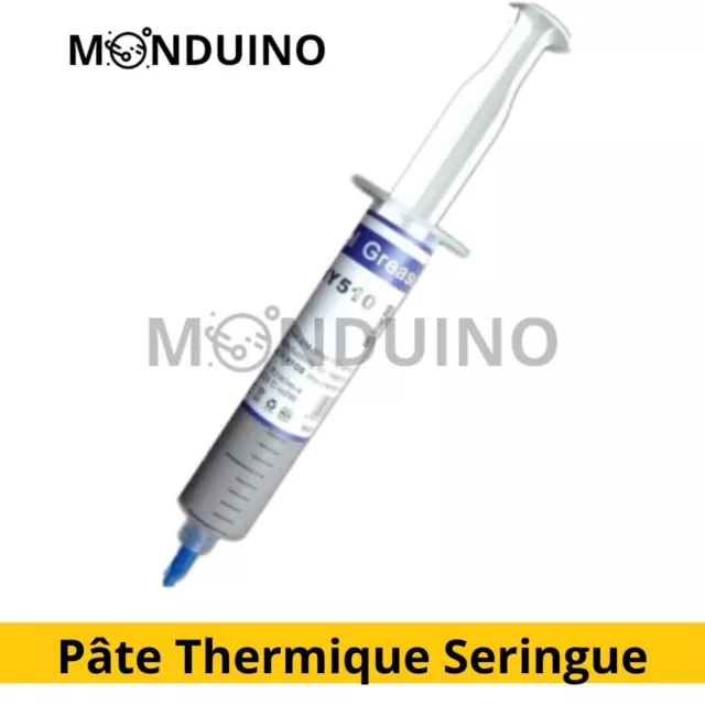 Pâte Thermique Seringue de 30g pour CPU Processeur Thermal Grease HY510 Gris