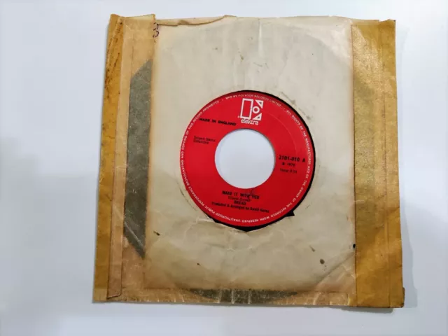 Bread - Make It With You VINYL 45 GIRI Elektra - 2101-010 UK 1970 Rock, Pop