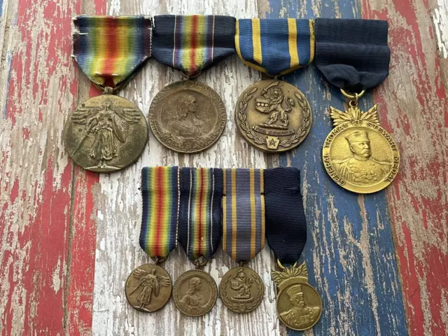 Very Fine WWI Group/Lot of Pennsylvania War Service Medals - National Guard PANG