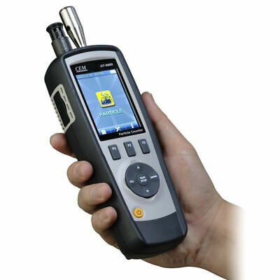 Portable Digital 6-Channel Air Dust Particle Counter Temperature/Humidity Tester