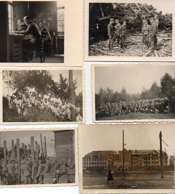 6  ORIGINAL GERMAN WW2  PHOTOS. d