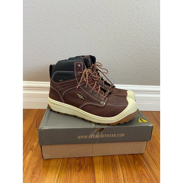 KEEN UTILITY FORT Wayne 1027099D Men’s Brown Lace Up Work Boots Size