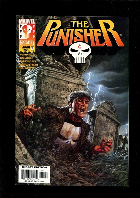 PUNISHER 3 (9.2) BERNIE WRIGHTSON MARVEL KNIGHTS  (b017)