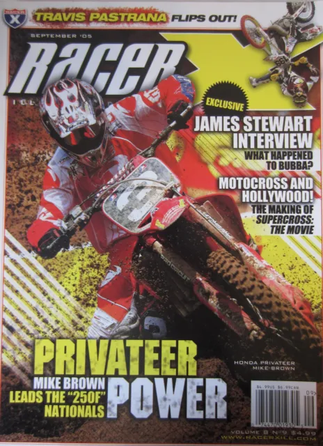 Transworld Motocross Magazine September 2005 James Stewart Interview Mike Brown
