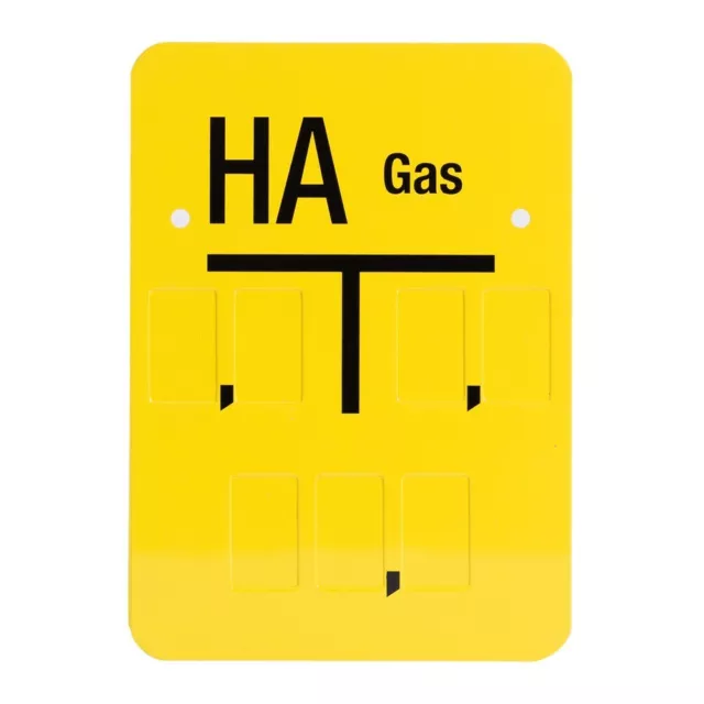 PSI Hausanschlussschild Gas, Alu-Hinweisschild Gasleitung